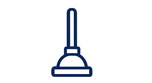 Residential drain cleaning icon