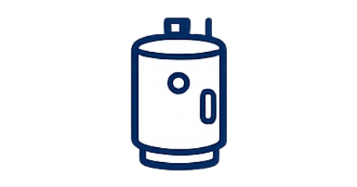 Residential and Commercial Plumbing icon: water heater