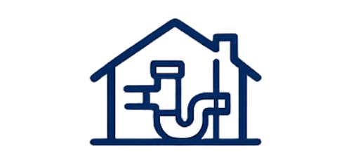 Residential plumbing icon