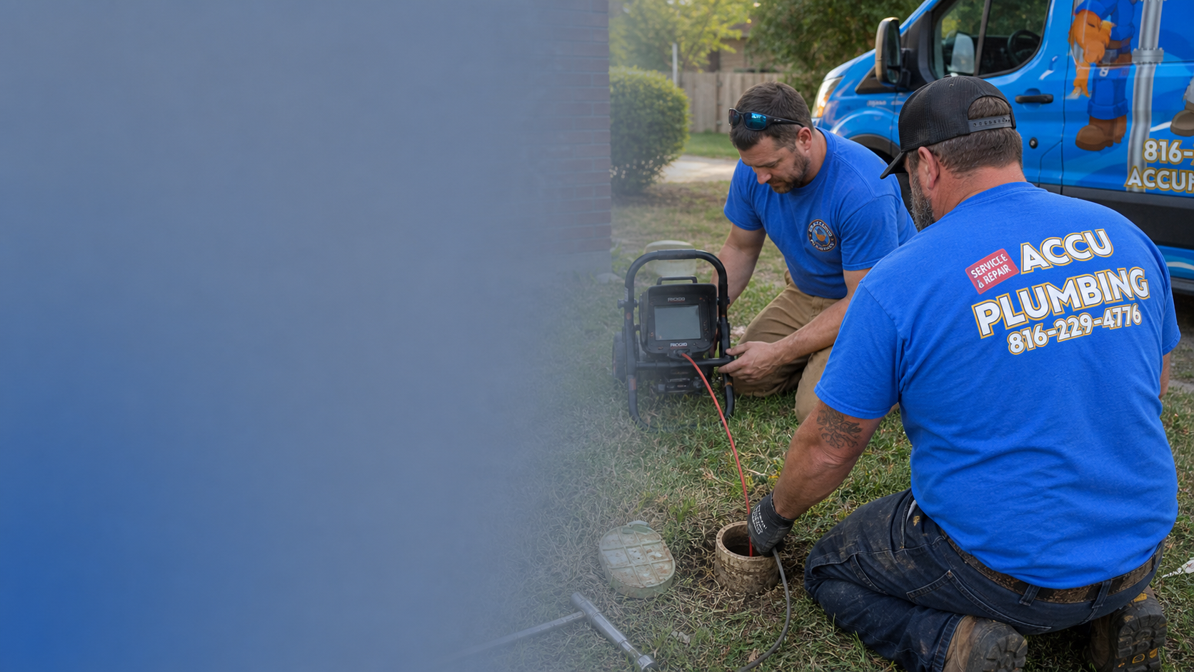 sewer line repair by ACCU Plumbing